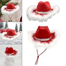 Cappello da sposa rosso da