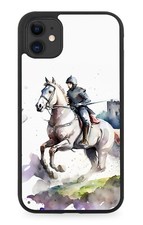 Custodia telefono gomma cavaliere medievale cavalieri a cavallo amore guerriero esercito uomo DL67