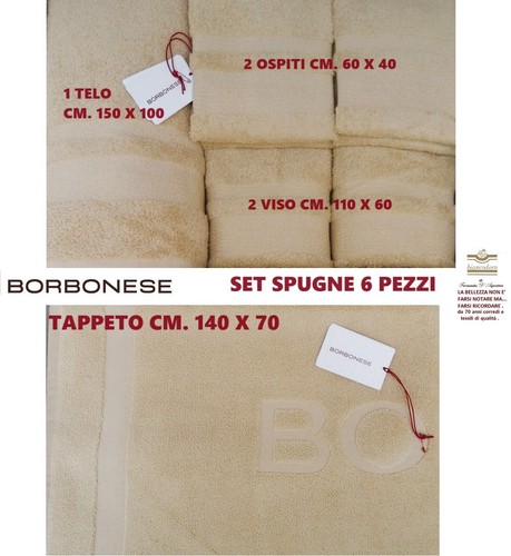 Borbonese set spugne completo - set,