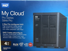 WD MyCloud Pro Series PR2100 4TB Gigabit NAS Storage 2-Bay Black Ottimo stato