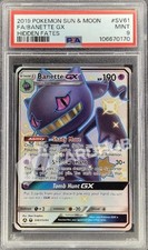 CARTA POKEMON BANETTE GX SV61/SV94 HIDDEN FATES ENG PSA 9 TCG CARD