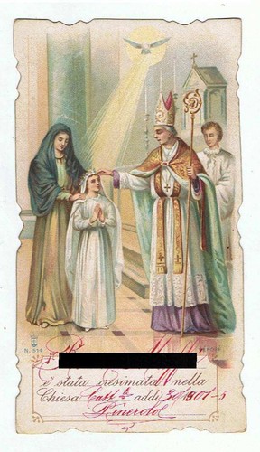 Antico santino ricordo - santino,