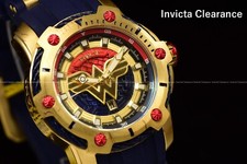 RARO Orologio Invicta DC Comics Wonder Woman Scuba Bolt Donna Ltd Ed Tono Blu SS