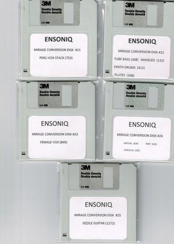 Set dischi ensoniq asr - dischi,