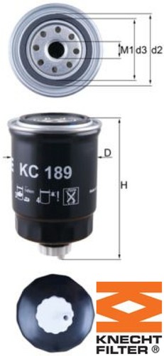 Knecht kc189 filtro carburante - filtro,