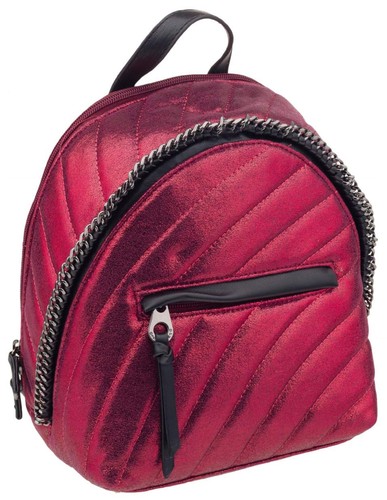 Zaino trapuntato con catena - con,