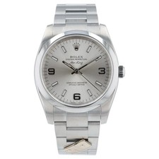 Rolex Air King Dominos Silver