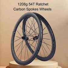 700C Carbon Kies bici da corsa set ruote cuscinetto in ceramica 54T cricchetto mozzo freno a disco