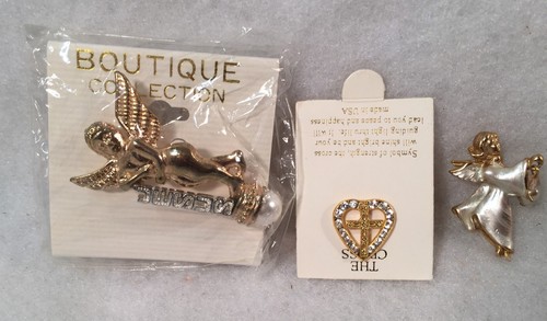 Religious pins brooches - 3, pins/brooches