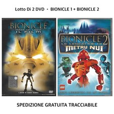 DVD • BIONICLE 1 ( Mask Of Light ) + BIONICLE 2 ( Metru Nui ) • LEGO • Raro ITA