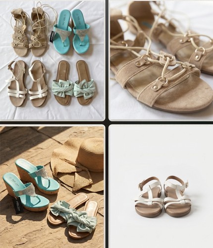 Lotto sandali boho - , donna