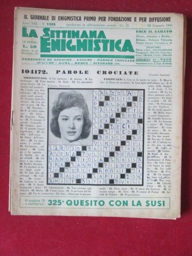 Settimana enigmistica 1505 - settimana,