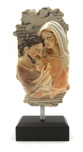 Icona sacra famiglia resina - icona,