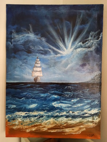 Quadro veliero 50x60cm - quadro,