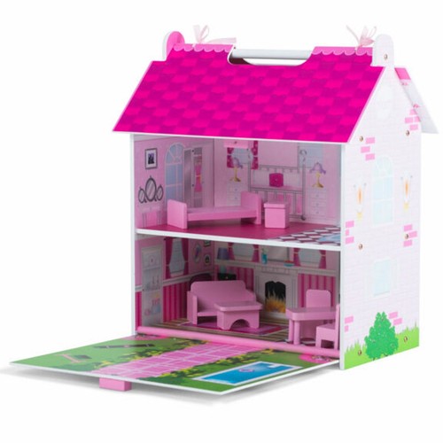 Casetta delle bambole - casetta, rosa