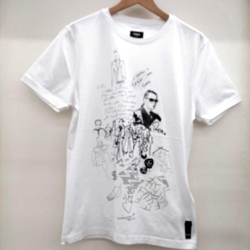Fendi white print - fendi,