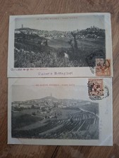 SAN SALVATORE MONFERRATO alessandria VERSANTE SUD EST/ V. NORD OVEST 2 CARTOLINE