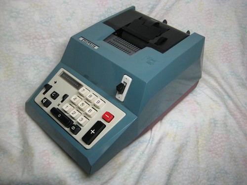 Aggiuntrice meccanica vintage