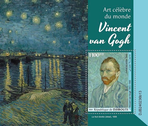 Francobolli vincent van - van, gogh