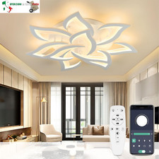 Plafoniera Led soffitto stile Moderno, Dimmerabile Lampadario Camera da letto co