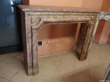 CAMINO IN MARMO COLORE FIOR DI