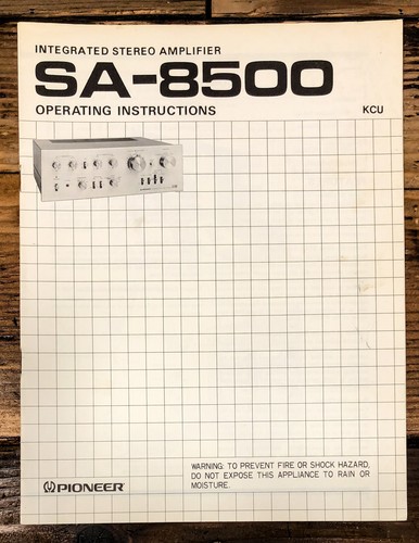 Pioneer 8500 amplificatore - pioneer,