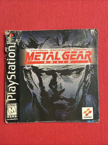 Metal gear solid - metal, manual
