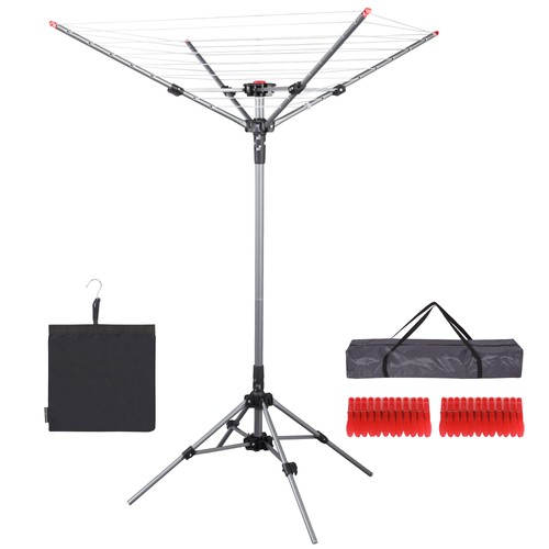 Portable umbrella clothesline - portable,