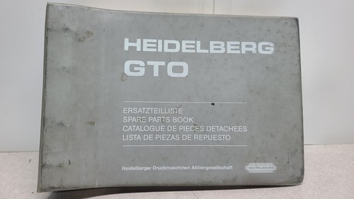 Libretto ricambi heidelberg - ricambi,