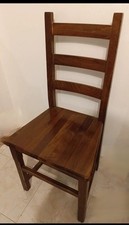 4 Sedie in legno Massello