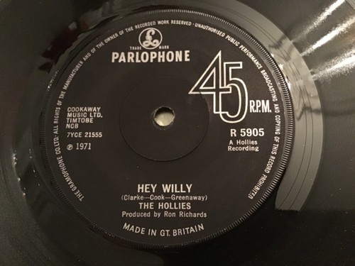 The hollies hey willy row - the,