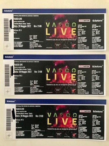Biglietti vasco rossi trento - 3,