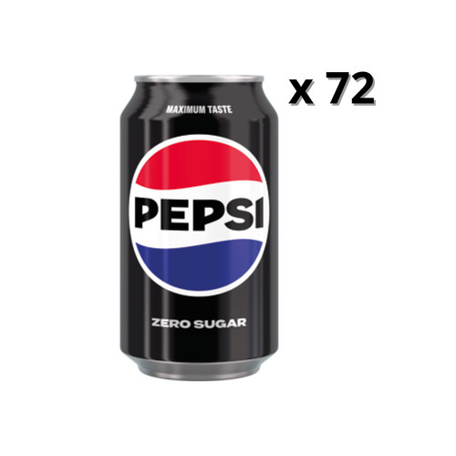 Pepsi max lattine 0 - (lattine, 72