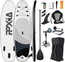 Tavola Da Surf Con Seduta, Gonfiabile, Portata Fino a 200 Kg, per Principianti, 