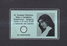 Holy card relic Venerable Sor