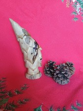 Alberello Di Natale In Legno Di Deriva Lavorato Artigianalmente A Mano. Nuovo