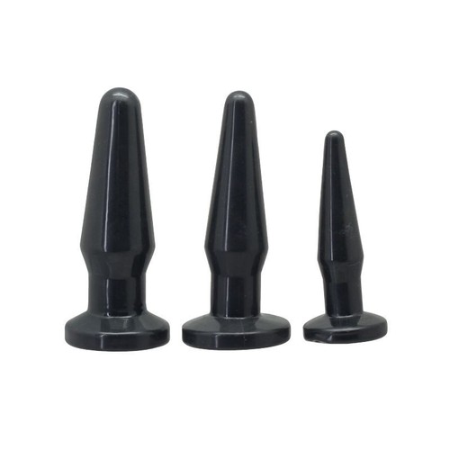 Set kit tre plug dildo - set,