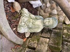 statua buddha grande in pietra verde da giardino! 