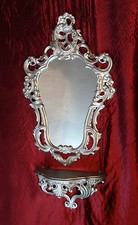 Specchio da parete argento con