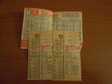 SCHEDINA TOTOCALCIO CONCORSO