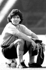 Poster Manifesto Locandina Sport Calcio Stampa Vintage Diego Armando Maradona 