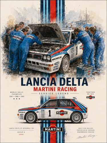 Lancia delta martini - martini, racing