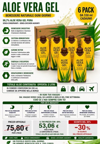 Forever aloe vera gel litri - vera,