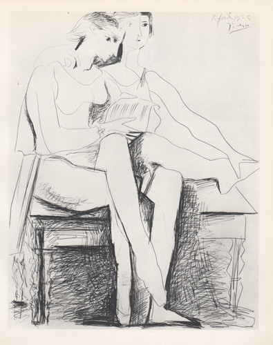 Pablo picasso due ballerine - picasso,