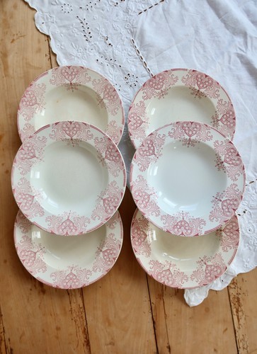 Assiettes creuses terre de - 6,
