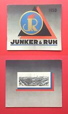 Catalogo JUNKER & QUIET 1930