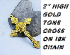 LARGE CROSS CRUCIFIX JESUS