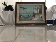 Antico quadro veduta del