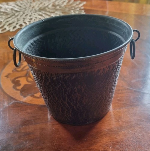 Vaso rame battuto - vaso, in