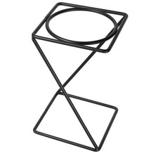  Supporto per vassoio da dessert per espositore per alimenti in metallo nero per